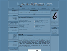 Tablet Screenshot of lan-attack.ch